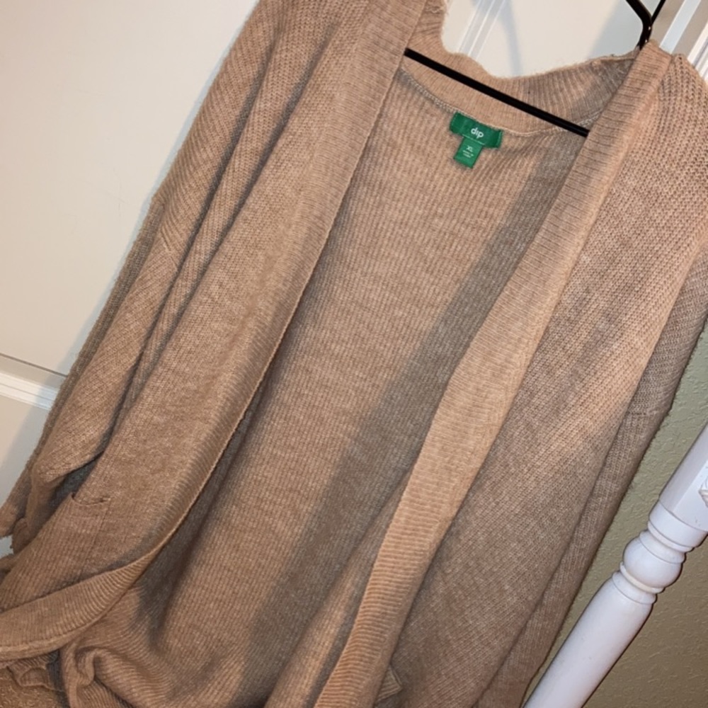 nude cardigan